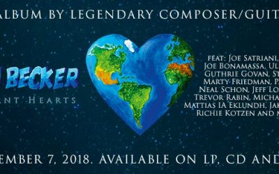 JASON BECKER ANNOUNCES NEW STUDIO ALBUM TRIUMPHANT HEARTS Out Dec.7, 2018 on Music Theories Recordings﻿  