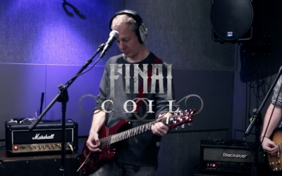 Final Coil debut You Waste My Time live at The Lab Studios in London “Power of Prog Exclusive”