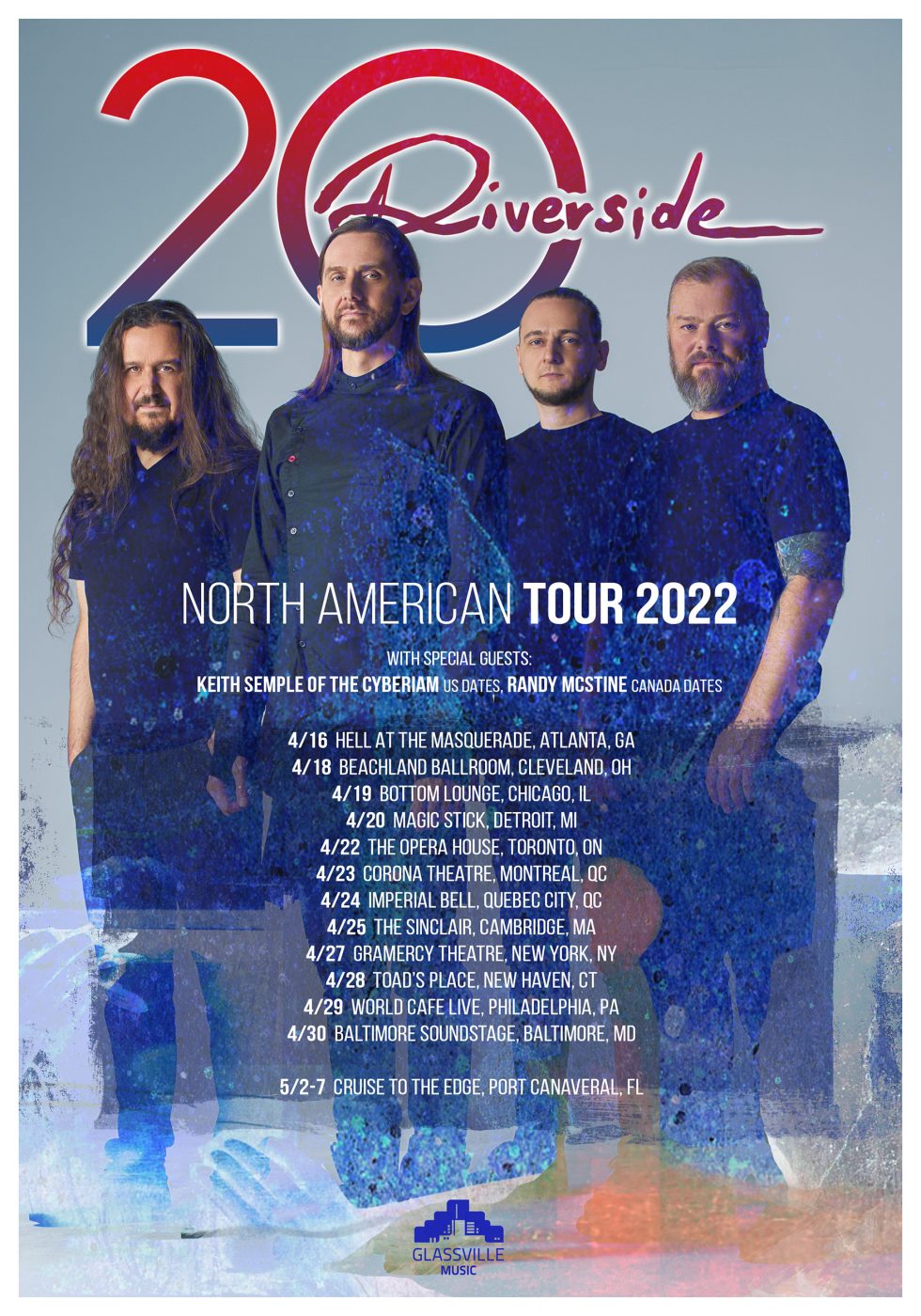 RIVERSIDE Announce Revised North American Tour Dates Power of Prog